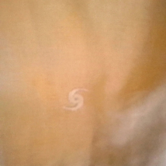 Saltaire Mens Button Down Shirt Sleeve Shirt Linen Blend Muted Yellow Size Large - Picture 5 of 5